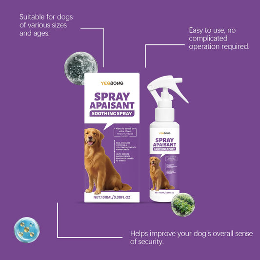 Vetality Harmony Pet Calming Spray for Dogs – 1.62 fl oz | Anxiety & Stress Relief
