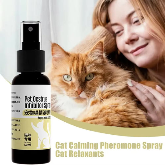 50ml Cat Calming Pheromone Spray – Reduce Anxiety & Stress