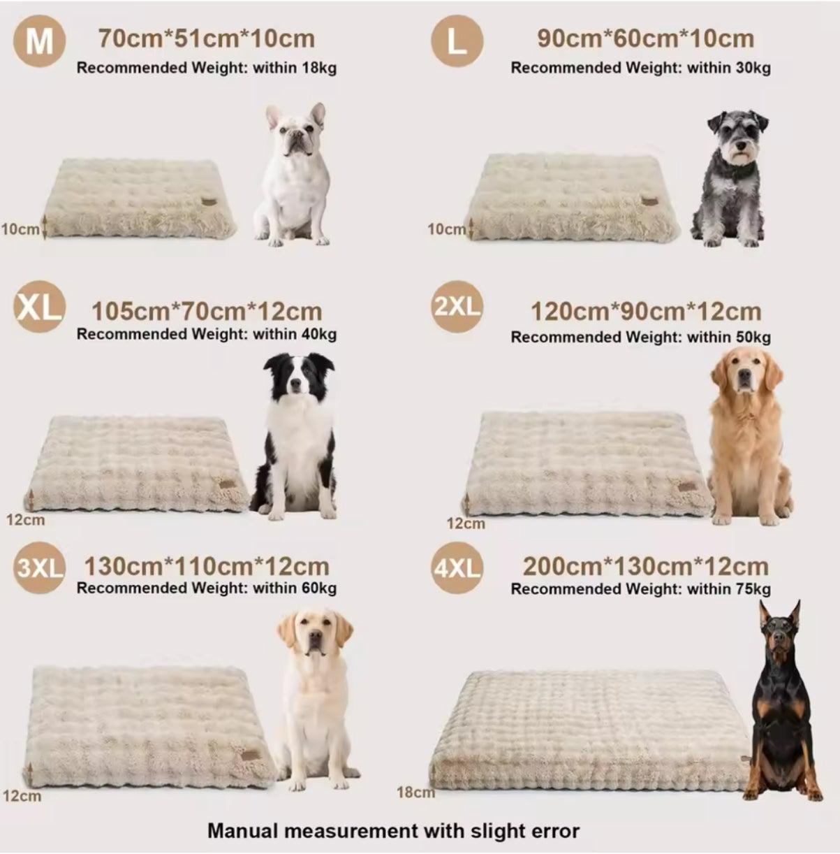 CozyCalm Pet Bed — Plush Anti-Anxiety Dog & Cat Bed (Medium / Large / XL / XXL)
